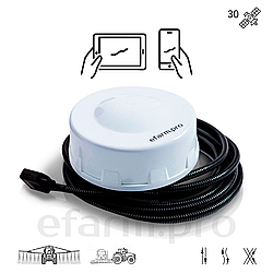 Ударостійка антена для агронавігатора, курсовказівника, системи паралельного водіння (на трактор), точність 25 см, 10 Гц