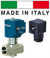 Електромагнітний клапан для пари 1/2", CEME (Італія) 9014, НЗ, 180 C, 220 В нормально закритий.