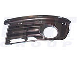 Решітка бампера ліва VW Golf V 07-09 під ПТФ (FPS) з хром війкою 1K0853665E9B9, фото 2