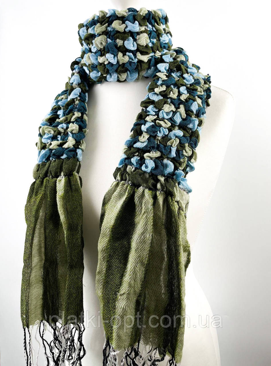 Шарф Барбара (жатка) блакитний