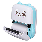 Міні принтер з Bluetooth для термодруку + Подарунок 5шт рулон паперу для принтера/ Дитячий термопринтер, фото 4