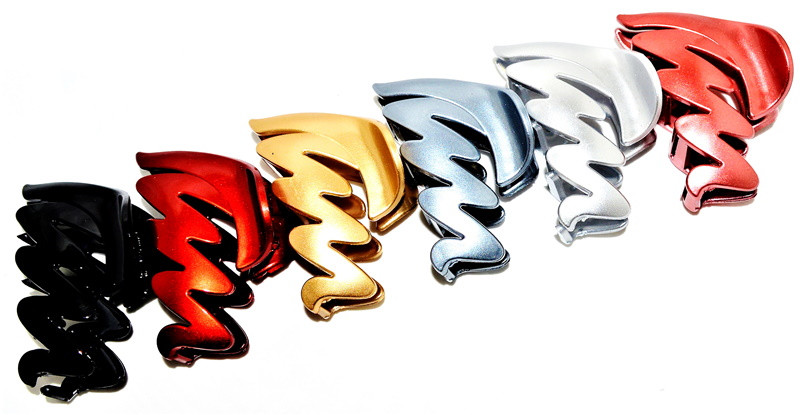 Краб для волосся хвиля ЦІНА ЗА УП. 6ШТ, в пак. 28*9см, фото 1