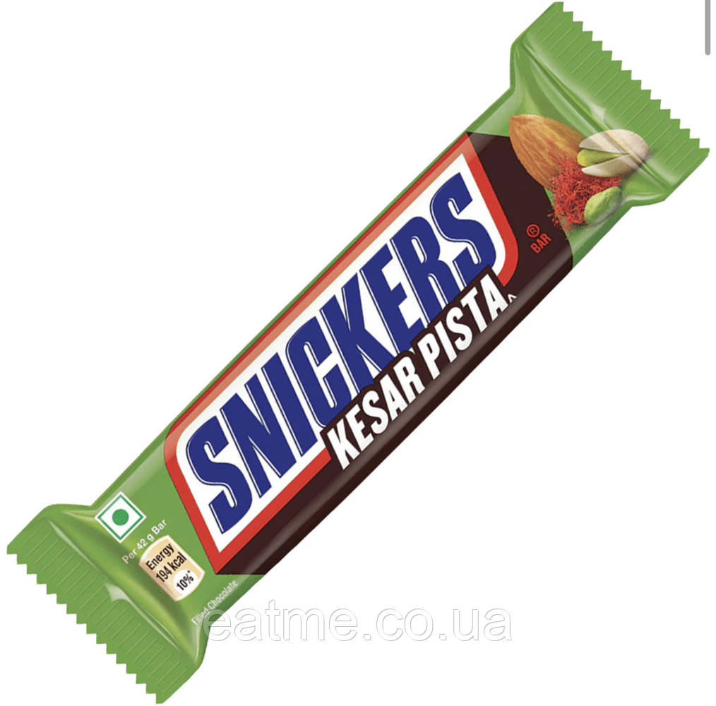 Snickers Kesar Pista З фісташкою та шафраном 42g