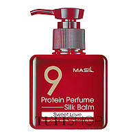 Несмываемый бальзам MASIL для защиты волос с ароматом гибискуса и розы Masil 9 Protein Perfume Silk Balm Sweet