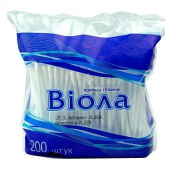 Ватні палички 200шт/уп "Віола"