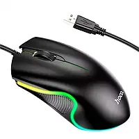 Комп'ютерна миша Hoco GM19 Enjoy Gaming luminous wired mouse Black
