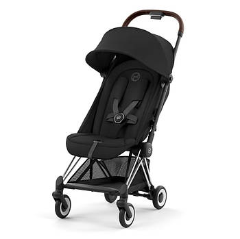 Коляска прогулянкова Cybex Coya Chrome Dark Brown Sepia Black