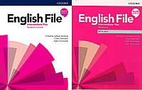 English File Intermediate Plus комплект Student's Book + Workbook (книга и рабочая тетрадь) 4-ed