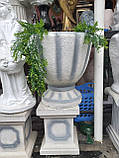 Вазон садовий #9 з бетону 43 см, фото 2