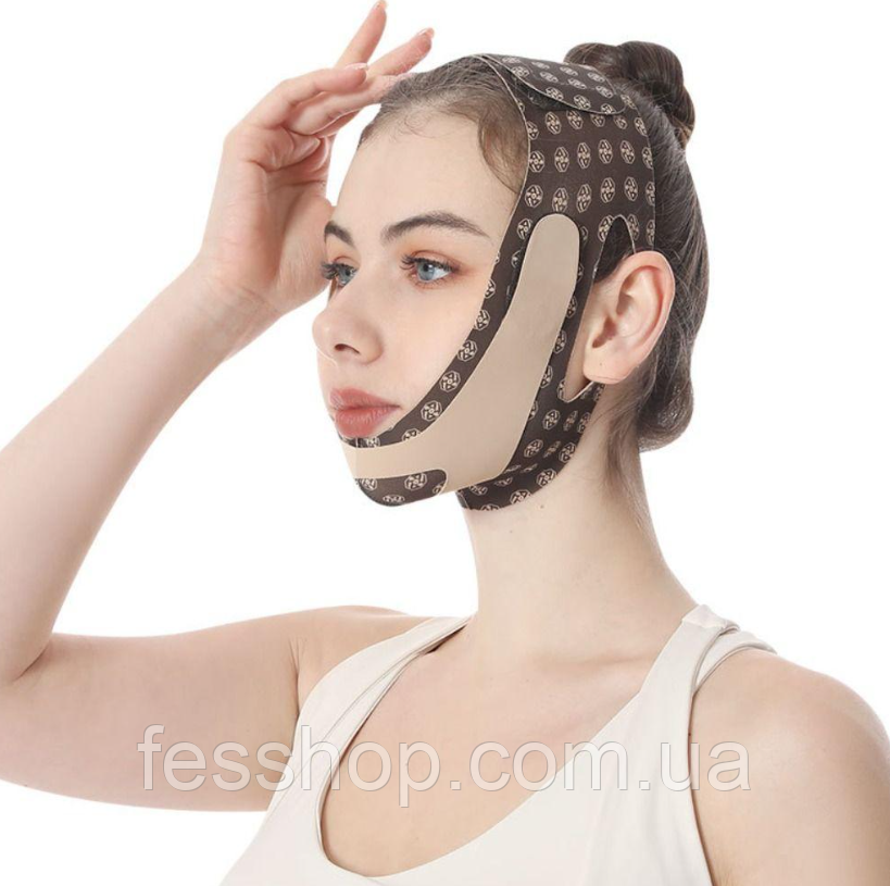 Маска-бандаж Maskini V-Face для корекції овалу обличчя