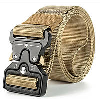 Ремінь тактичний Cobra зі швидкизнімною пряжкою койот / Tactical Belt