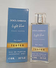 Тестер 60ml для чоловіків Dolce&Gabbana Light Blue Pour Homme