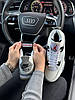 Кросівки чоловічі жіночі Nike Air Jordan 4 Retro Cement Oreo White Grey Взуття Найк Джордан Ретро IV білі з сірим, фото 4