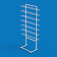 Торгова стійка для снеків на 7 секцій подвійних гачків Єва-90