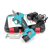 Аккумуляторный секатор Makita DUP265Z батарея 24V 5AH рез до 30мм, инструмент для ухода за садом в кейсе