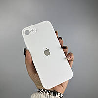 Силіконовий чохол із квадратними бортами на iPhone 7 / 8 / SE 2020 White (9)