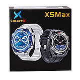 Смарт годинник SmartX X5Max чоловічий / дзвінки (Android, iOS) +2 ремінці, фото 10