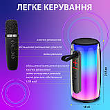 Колонка bluetooth портативна бездротова Pulse 6 із мікрофоном 10 Вт водонепроникна з аккумулятором, фото 3