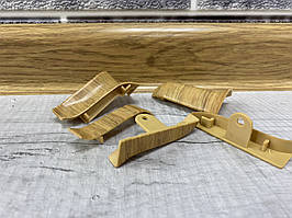 Плінтус 'Комфорт' дуб натуральний, 23,2 мм x 60 мм x 2500 мм.