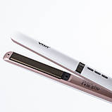 Випрямляч для волосся керамічний з плаваючими пластинами, стайлер для вирівнювання та завивки VGR V-522, фото 9