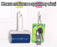 Багаторазовий валик силіконовий для чищення одягу. Липкий ролик для одягу проти вовни. Ролер для одягу, фото 8