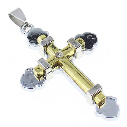 Крест из нержавеющей стали Stainless Steel 50 х 35 мм, фото 1