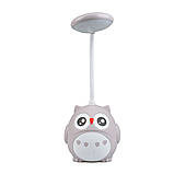 Лампа настільна дитяча акумуляторна з USB 4.2 Вт сенсорний настільний світильник Сова CS-289, фото 2