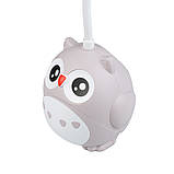 Лампа настільна дитяча акумуляторна з USB 4.2 Вт сенсорний настільний світильник Сова CS-289, фото 4