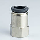 Фітинг пневматичний APCF12-02 прямий під трубку D12, різьблення R 1/4"