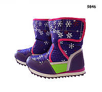 Зимові чоботи (дутики) для дівчинки. 34