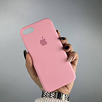 Силиконовый чехол на iPhone 7 / 8 / SE 2020 Full с закрытым низом Pink (6)