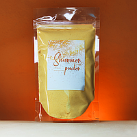 Золотий шиммер для ванни, шипуча пудра з ароматом апельсину Kavun, 210 г