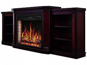 Декоративний електрокамін з порталом, камінокомплект з обігрівом для дому ArtiFlame Parliament AF28S Коньяк, фото 3