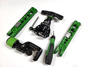 Вальцювальний комплект, Разбортовка з ексцентриком, Розвальцовка  набір в кейсі, (для міліметрових та дюймових труб)