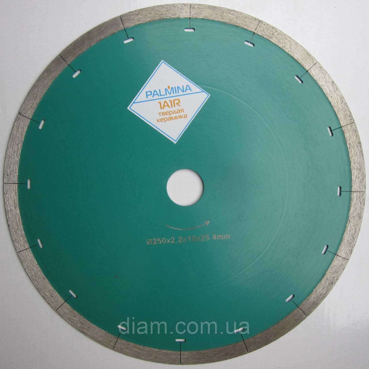 Алмазний диск, різати граніт, керамограніт, мармур Palmina Hard Ceramic 250x2,2/1,8x10x25,4