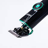 Машинка для стрижки волосся акумуляторна 5Вт LED дисплей триммер, фото 5
