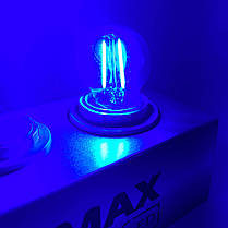 LED лампа Velmax V-FILAMENT-G45 2W E27 синя 21-41-34, фото 2