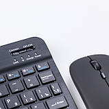 Клавіатура і миша бездротові Type-C роз'єм Bluetooth-клавіатура портативна тонка, фото 2
