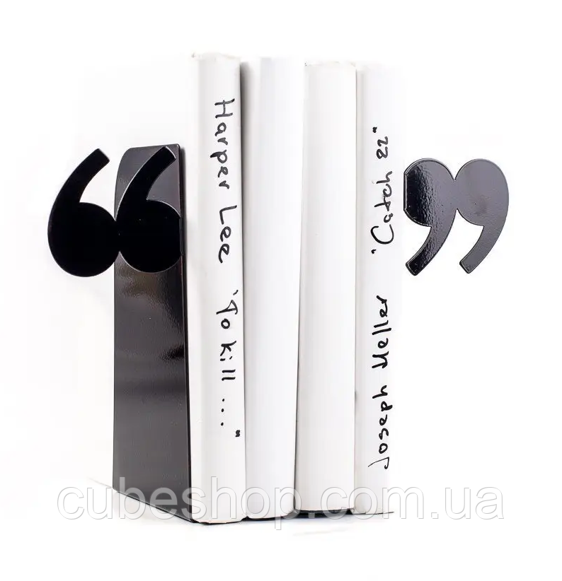 Тримачі для книг "Лапки" (чорні)