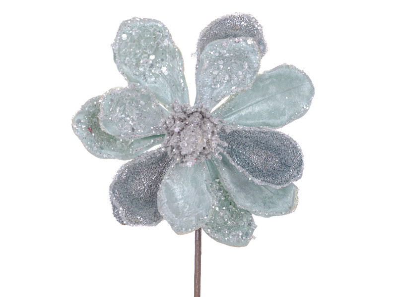 Гілочка декоративна магнолія 27х13см, фото 1