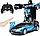 Машинка радіокерована трансформер Robot Car Bugatti Size12 СИНЯ <unk> Робот-трансформер на радіокеруванні 1:12, фото 2