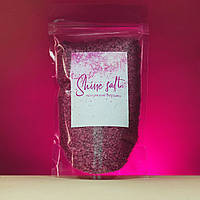Розовая соль для ванны с шиммером и ароматом клубничных сливок Kavun, 350 г