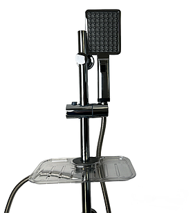 Душова стійка LONDRA SLIDING з ручною лійкою на два режими, душовий гарнітур з ручною лійкою