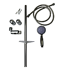 Душова стійка ISTANBUL SLIDING з ручною лійкою на три режими, душовий гарнітур з ручною лійкою, фото 9