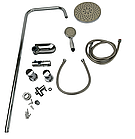 Душова система ISTANBUL ROBOT з верхнім душем на один режим та ручною лійкою на три режими, фото 6