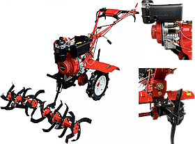 Культиватор дизельний Forte 1050E NEW колесо 10", 300 мм, 6.5 к.с