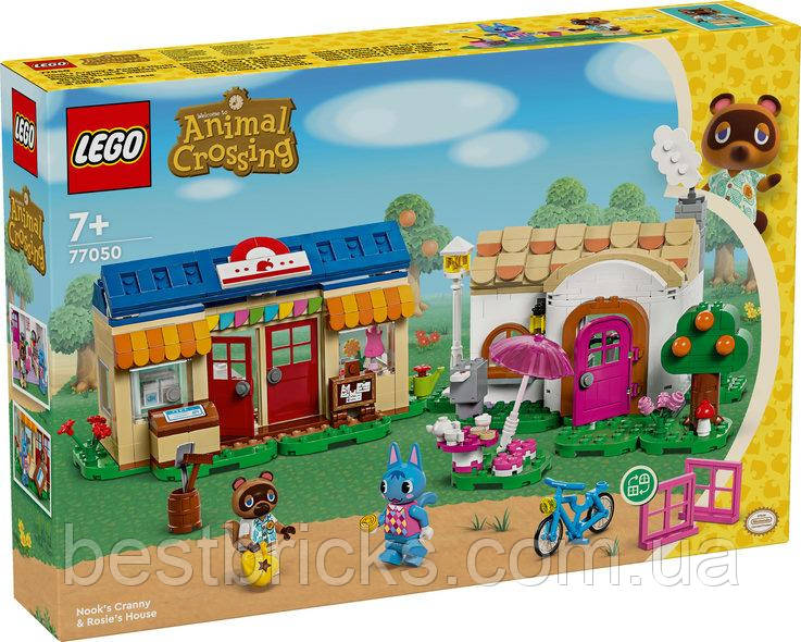 Конструктор Lego Animal Crossing Ятка «Nook's Cranny» й будинок Rosie 77050