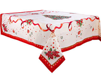 Скатерть гобелен з люрексом navidad 140x300см