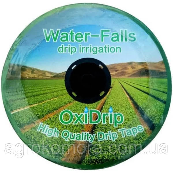 Крапельна стрічка 8міл 20см 1,38л/год 2500м емітерна, Oxi Drip, фото 1
