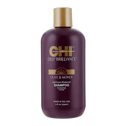 Шампунь для пошкодженого волосся CHI Deep Brilliance Optimum Moisture Shampoo 355ml